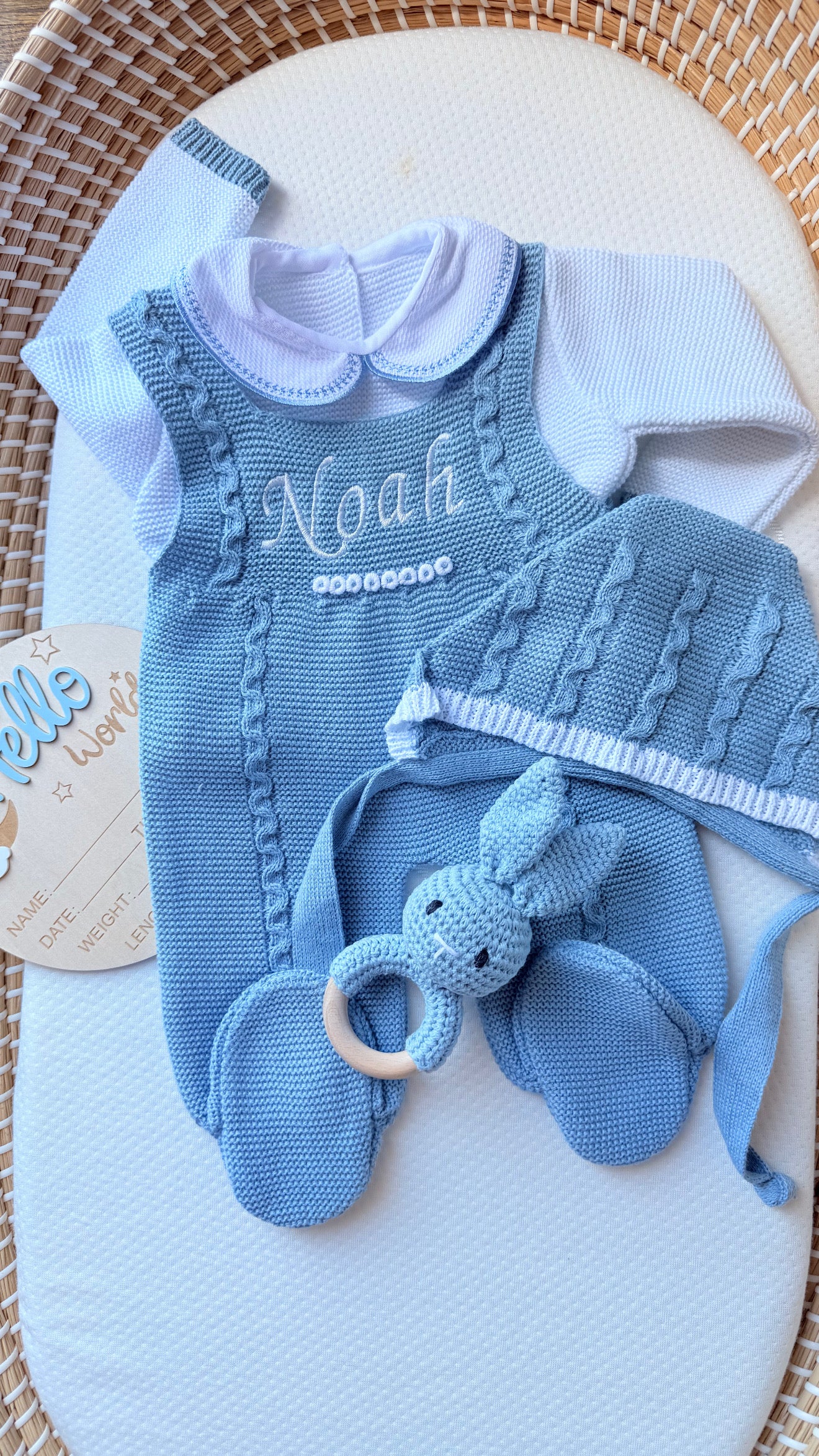 Set Noah azul cobalto