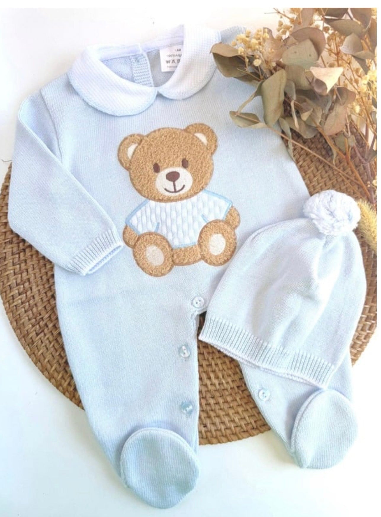 Set nacimiento osito azul