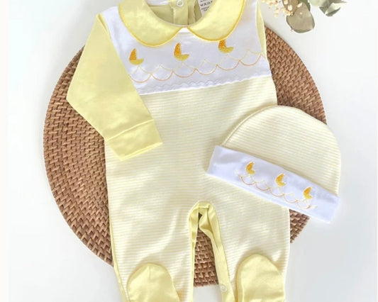 Pijama barcos amarilla