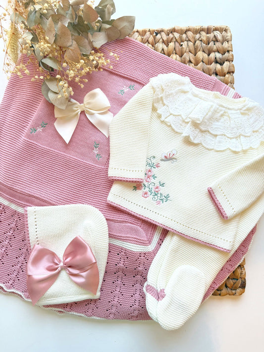 Pack MARIPOSA PERLA-ROSA VIEJO