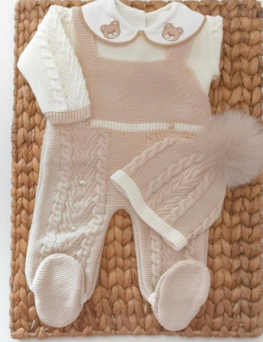 Traje ositos invierno Beige